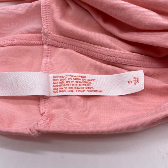 Colsie Women's Ruched Front Pink Bralette Top Size S - Picture 4 of 5